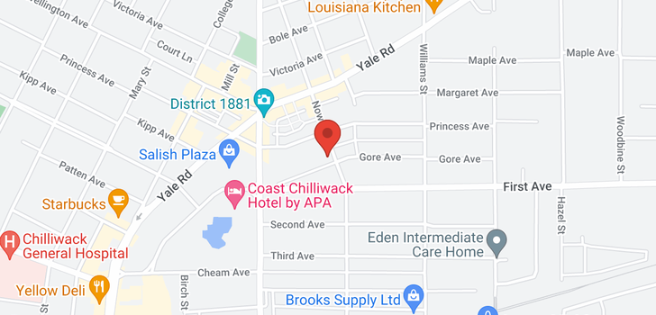 map of 10 46085 GORE AVENUE